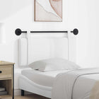 Hoofdeinde wandmontage 110x55x5 cm stof wit