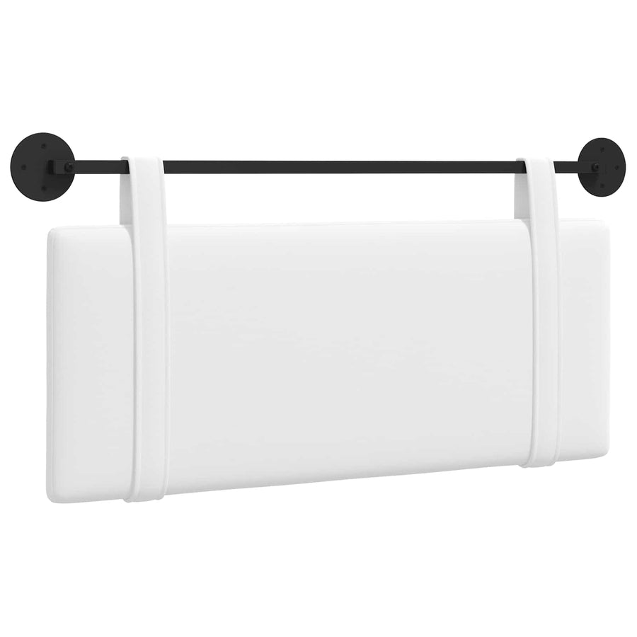 Hangend Hoofdeinde Wandgemonteerd Wit 110 x 55 x 5 cm Stof