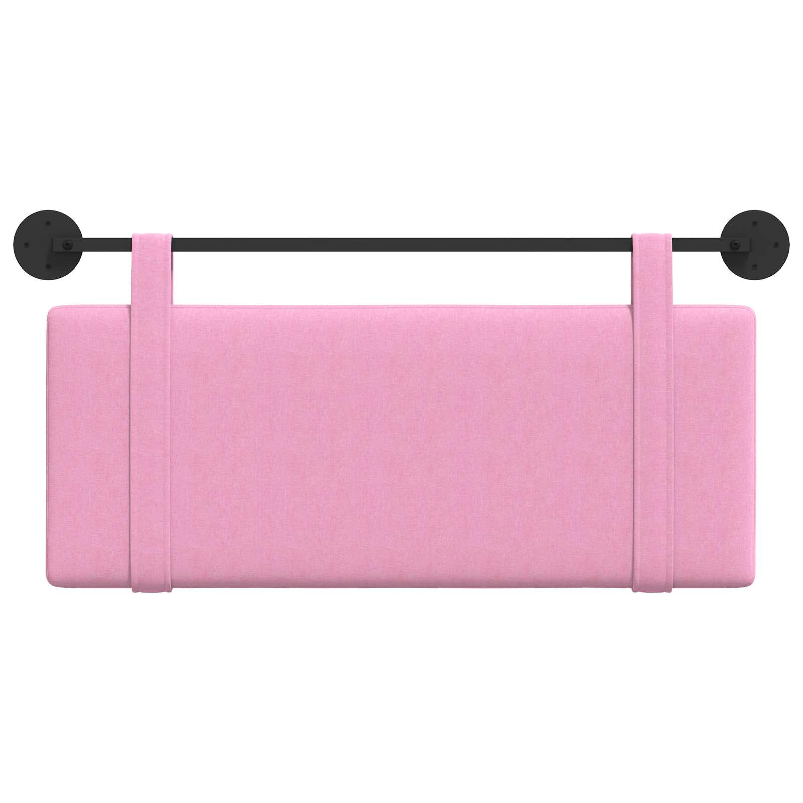 Hangend Hoofdeinde Wandgemonteerd Roze 110 x 55 x 5 cm Stof