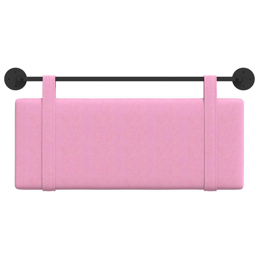 Hangend Hoofdeinde Wandgemonteerd Roze 110 x 55 x 5 cm Stof