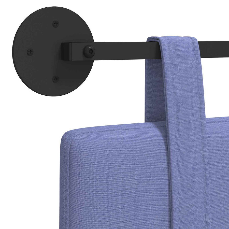 Hangend Hoofdeinde Effen Jeans Blauw 110 x 55 x 5 cm Stof