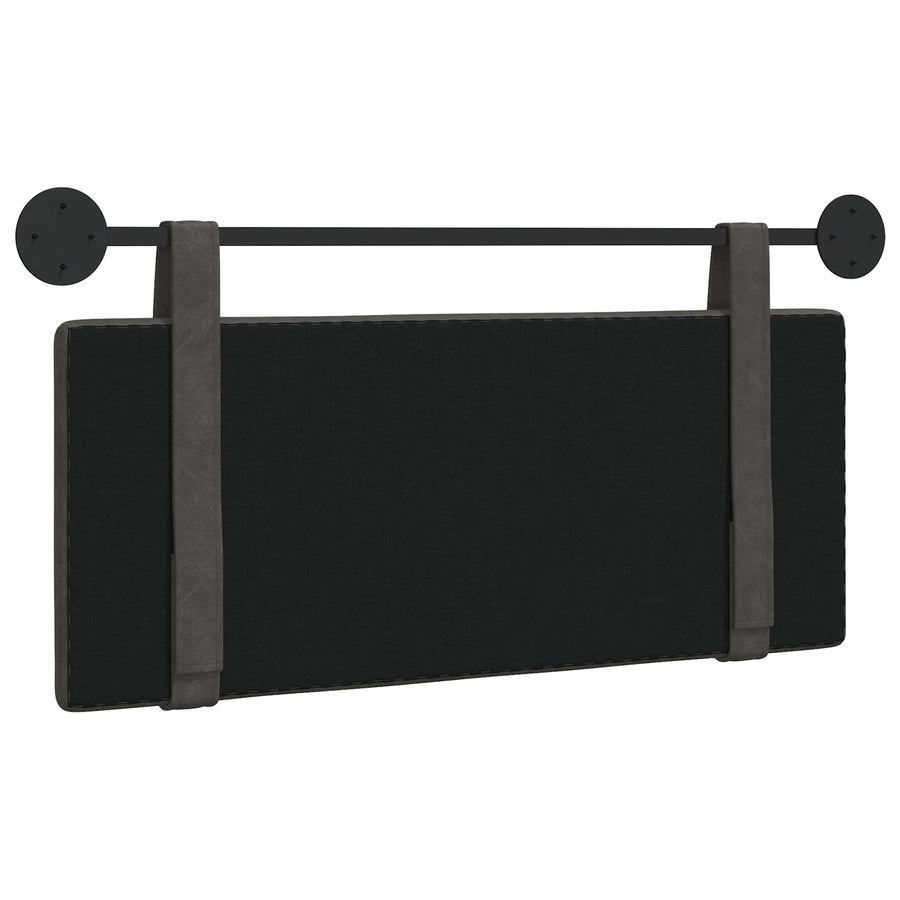 Hangend Hoofdeinde Effen Zwart 110 x 55 x 5 cm Antiek PU