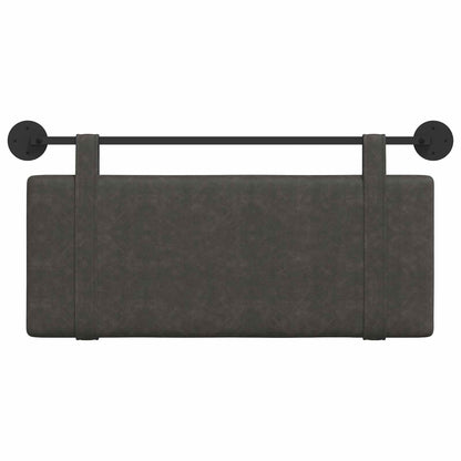 Hangend Hoofdeinde Effen Zwart 110 x 55 x 5 cm Antiek PU