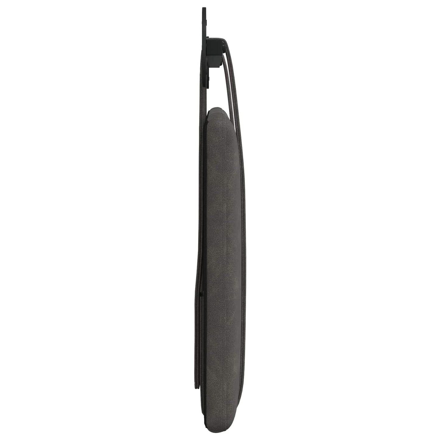 Hangend Hoofdeinde Effen Zwart 110 x 55 x 5 cm Antiek PU