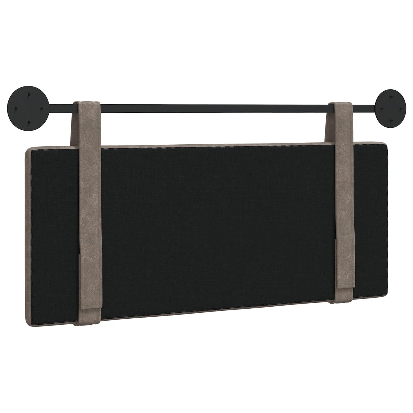 Hangend Hoofdeinde Effen Grijs 110 x 55 x 5 cm Antiek PU