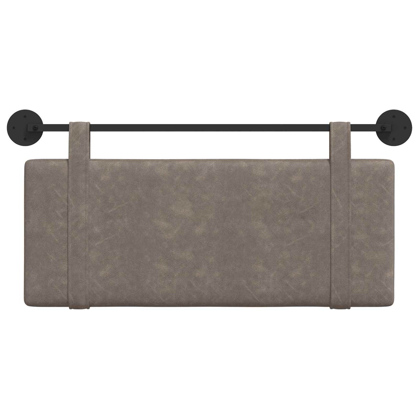 Hangend Hoofdeinde Effen Grijs 110 x 55 x 5 cm Antiek PU