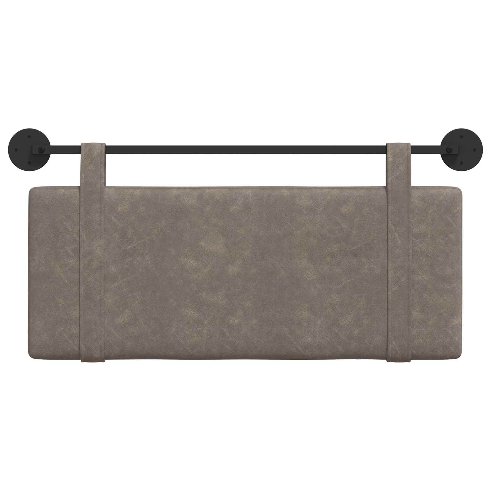 Hangend Hoofdeinde Effen Grijs 110 x 55 x 5 cm Antiek PU