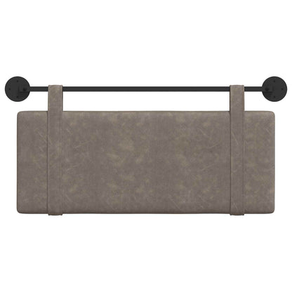 Hangend Hoofdeinde Effen Grijs 110 x 55 x 5 cm Antiek PU