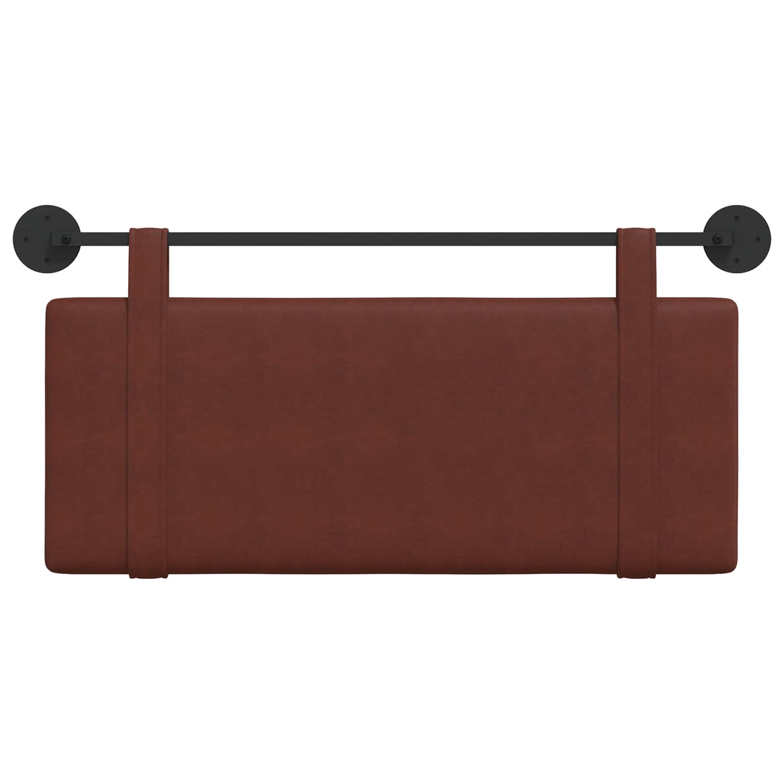 Hangend Hoofdeinde Glanzend Bruin 110 x 55 x 5 cm Antiek PU