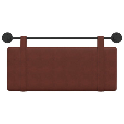 Hangend Hoofdeinde Glanzend Bruin 110 x 55 x 5 cm Antiek PU