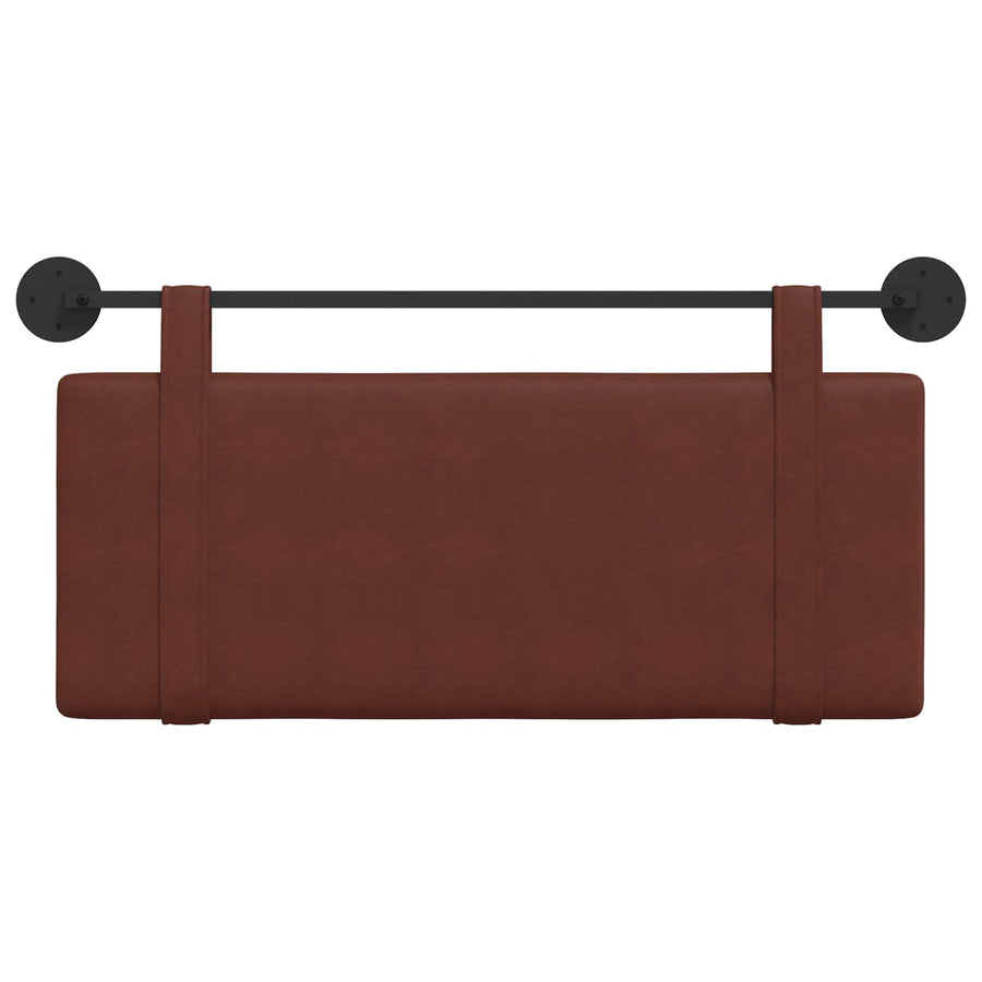 Hangend Hoofdeinde Glanzend Bruin 110 x 55 x 5 cm Antiek PU