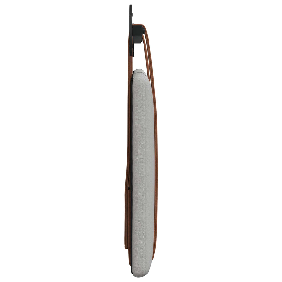 Hangend Hoofdeinde Effen Wolkengrijs 100 x 40 cm Bewerkt hout