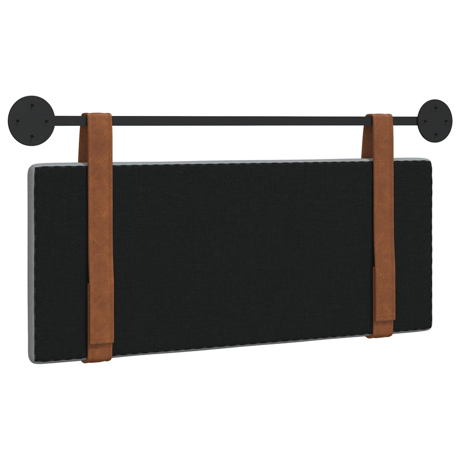 Hangend Hoofdeinde Effen Lichtgrijs 100 x 40 cm Bewerkt hout