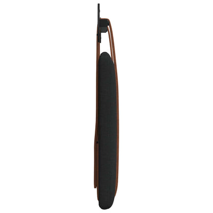 Hangend Hoofdeinde Effen Zwart 100 x 40 cm Bewerkt hout