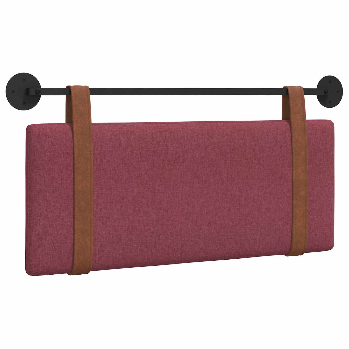Hangend Hoofdeinde Effen Wijnrood 100 x 40 cm Bewerkt hout