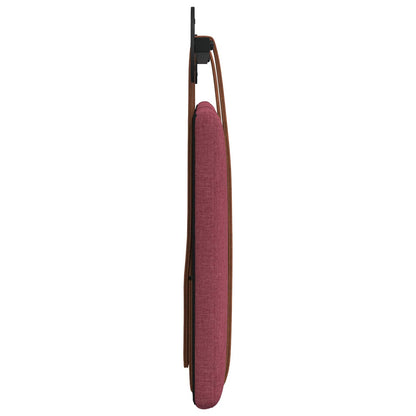 Hangend Hoofdeinde Effen Wijnrood 100 x 40 cm Bewerkt hout