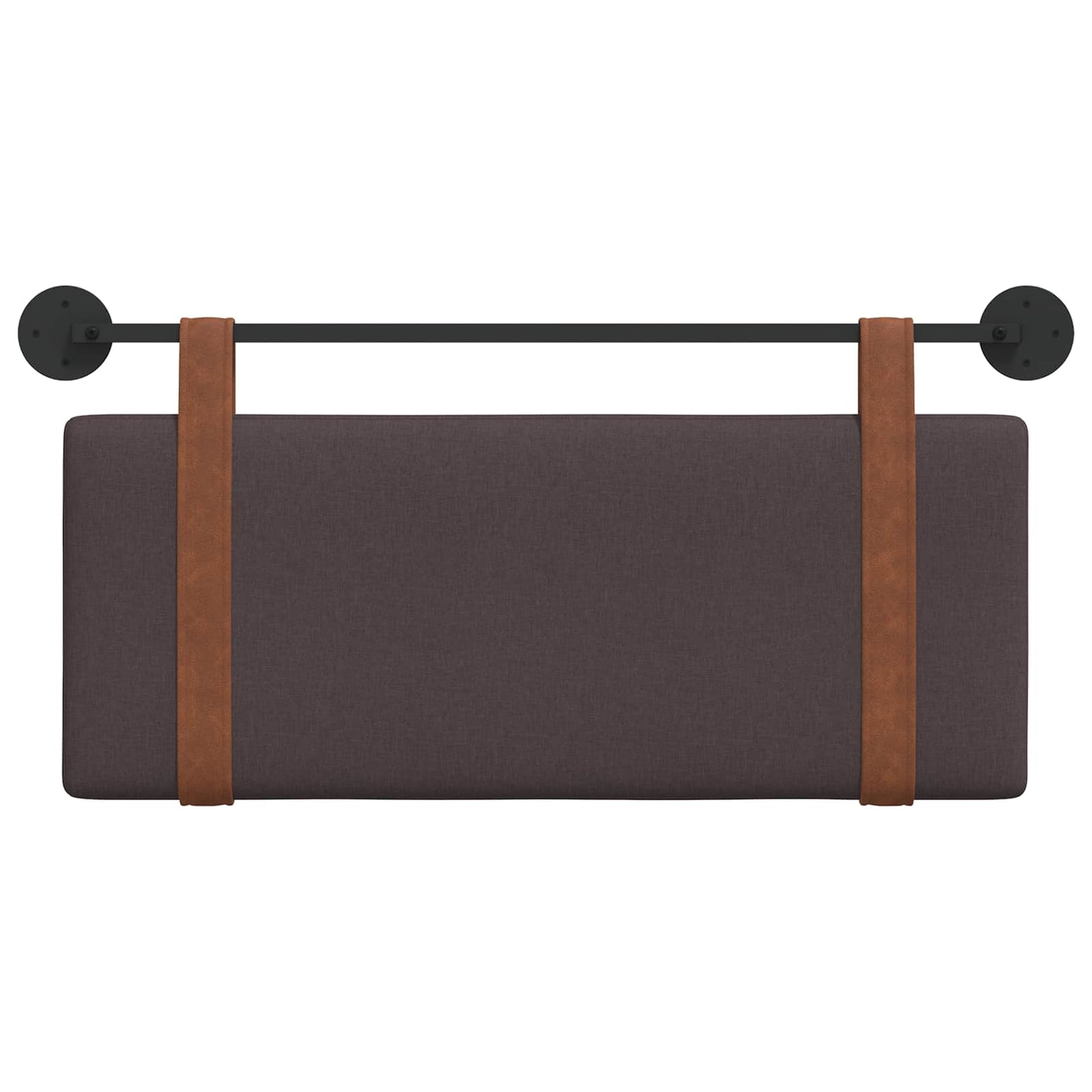 Hangend Hoofdeinde Effen Donkerbruin 100 x 40 cm Bewerkt hout