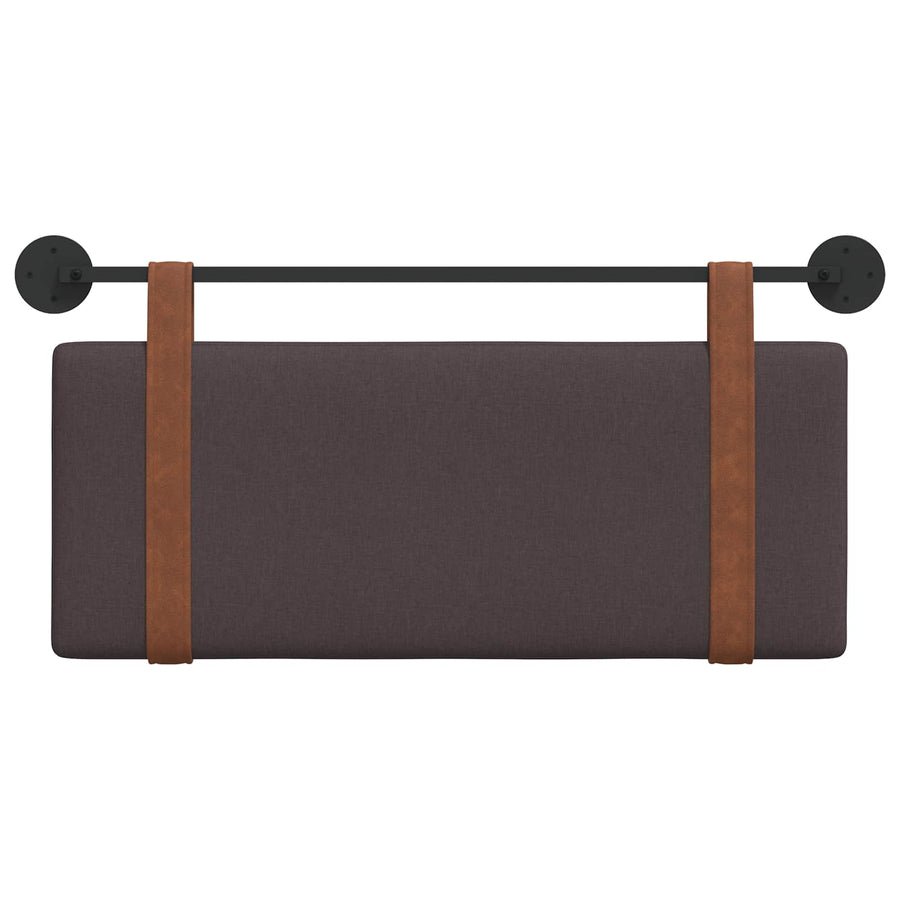 Hangend Hoofdeinde Effen Donkerbruin 100 x 40 cm Bewerkt hout