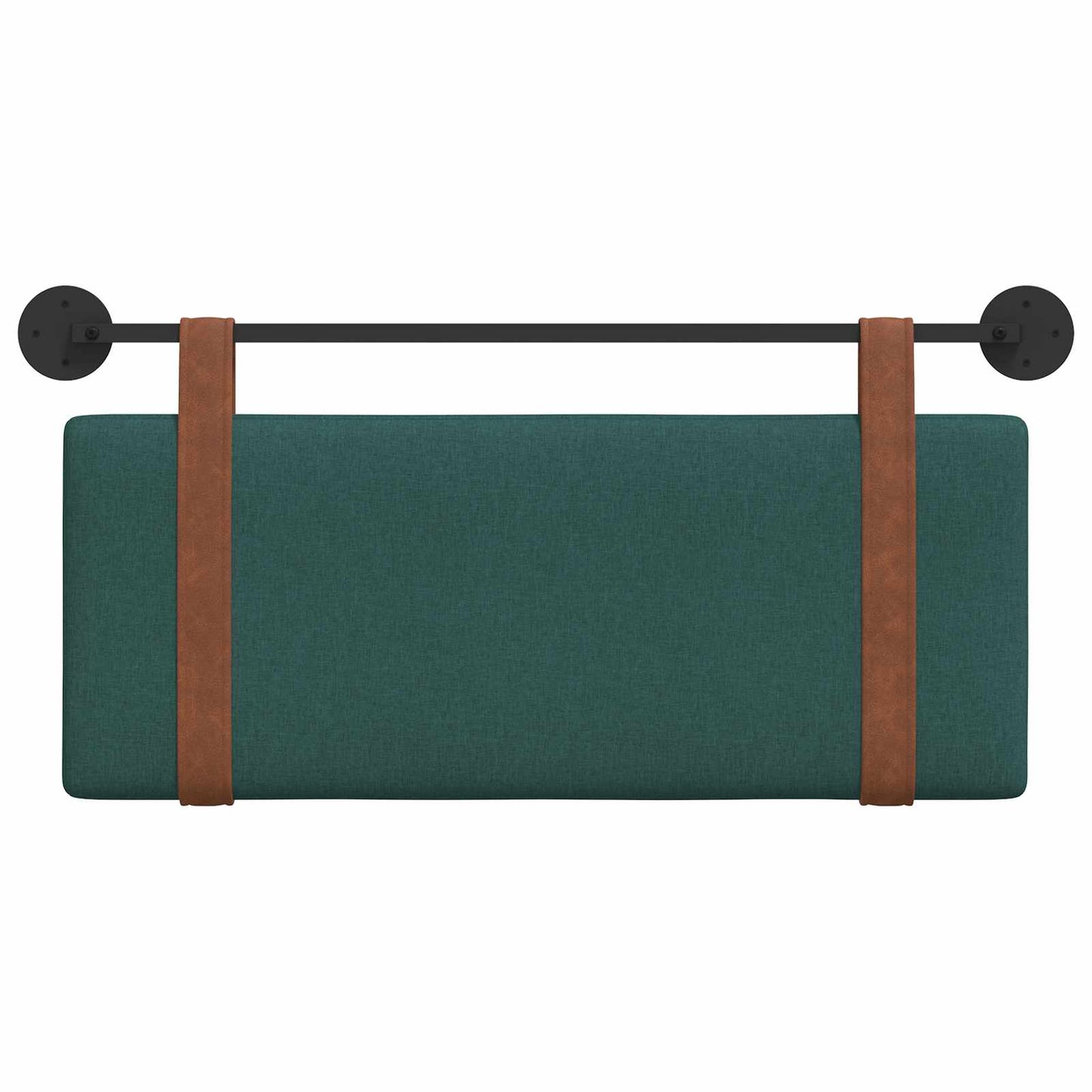Hangend Hoofdeinde Effen Donkergroen 100 x 40 cm Bewerkt hout