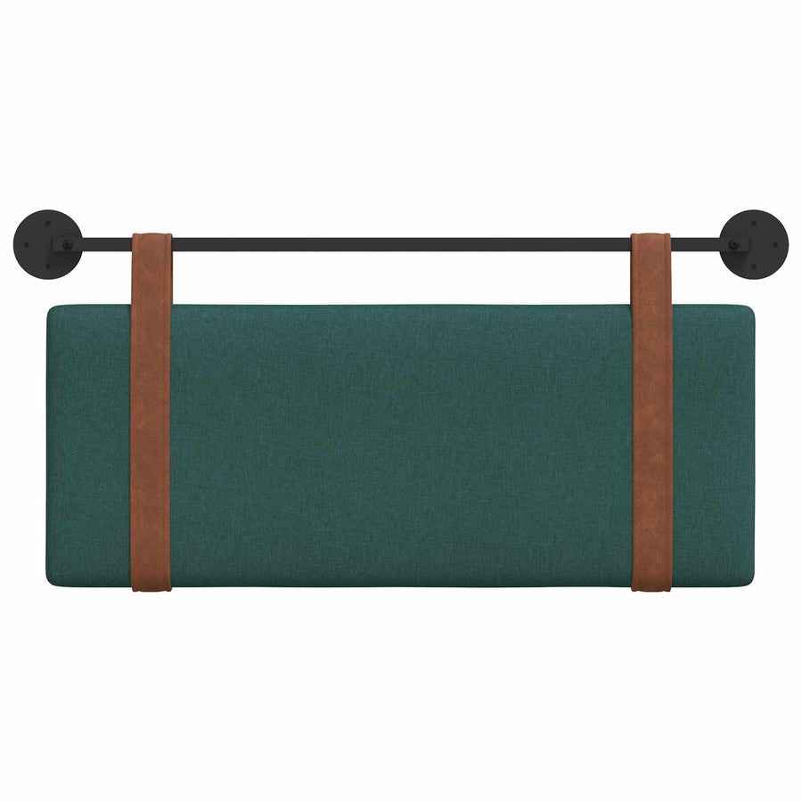 Hangend Hoofdeinde Effen Donkergroen 100 x 40 cm Bewerkt hout