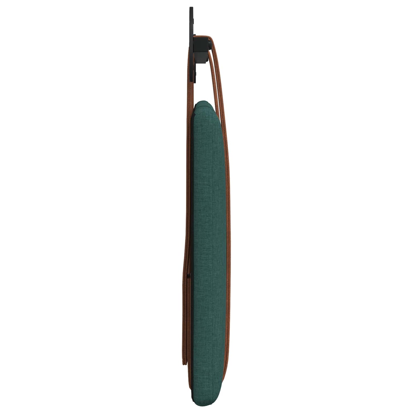 Hangend Hoofdeinde Effen Donkergroen 100 x 40 cm Bewerkt hout