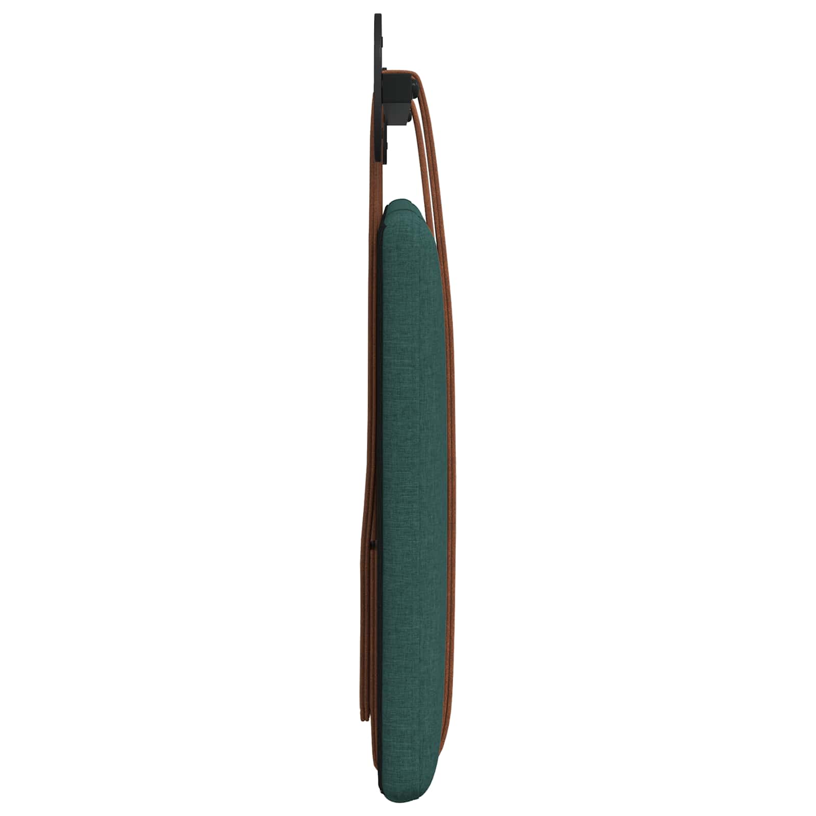 Hangend Hoofdeinde Effen Donkergroen 100 x 40 cm Bewerkt hout