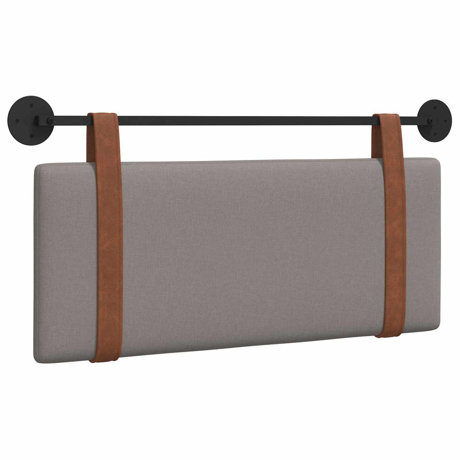 Hangend Hoofdeinde Effen Taupe 100 x 40 cm Bewerkt hout