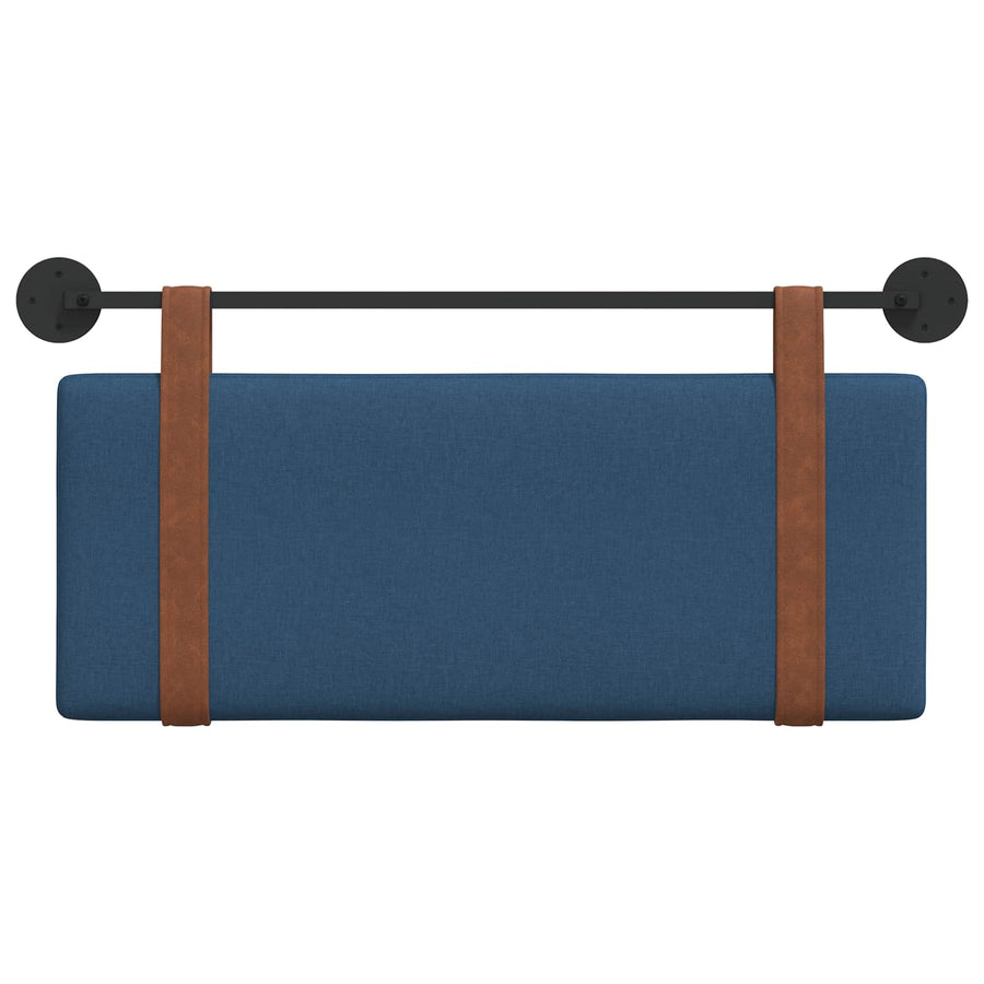Hangend Hoofdeinde Effen Blauw 100 x 40 cm Bewerkt hout