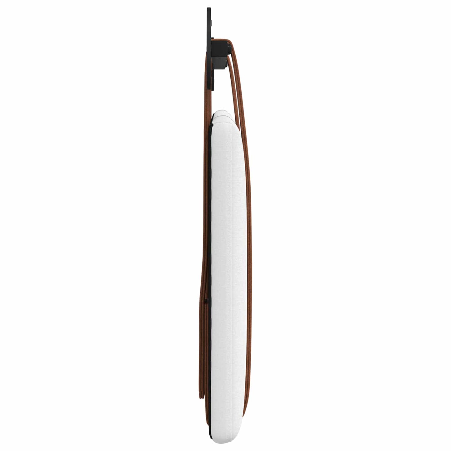 Hangend Hoofdeinde Wandgemonteerd Wit 100 x 40 cm Bewerkt hout