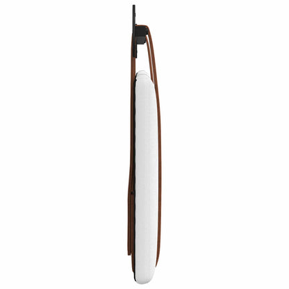 Hangend Hoofdeinde Wandgemonteerd Wit 100 x 40 cm Bewerkt hout