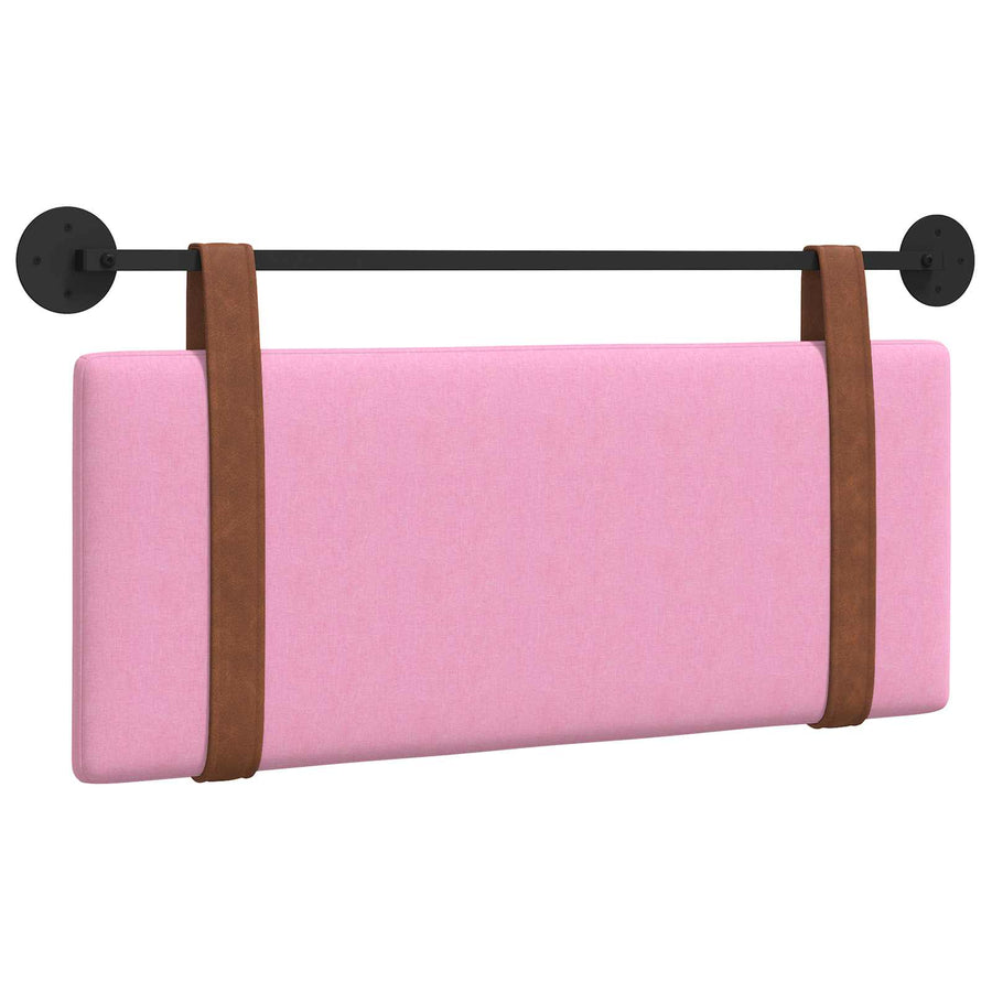 Hangend Hoofdeinde Wandgemonteerd Roze 100 x 40 cm Bewerkt hout