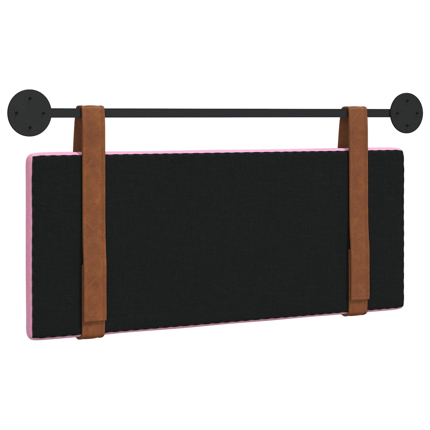 Hangend Hoofdeinde Wandgemonteerd Roze 100 x 40 cm Bewerkt hout