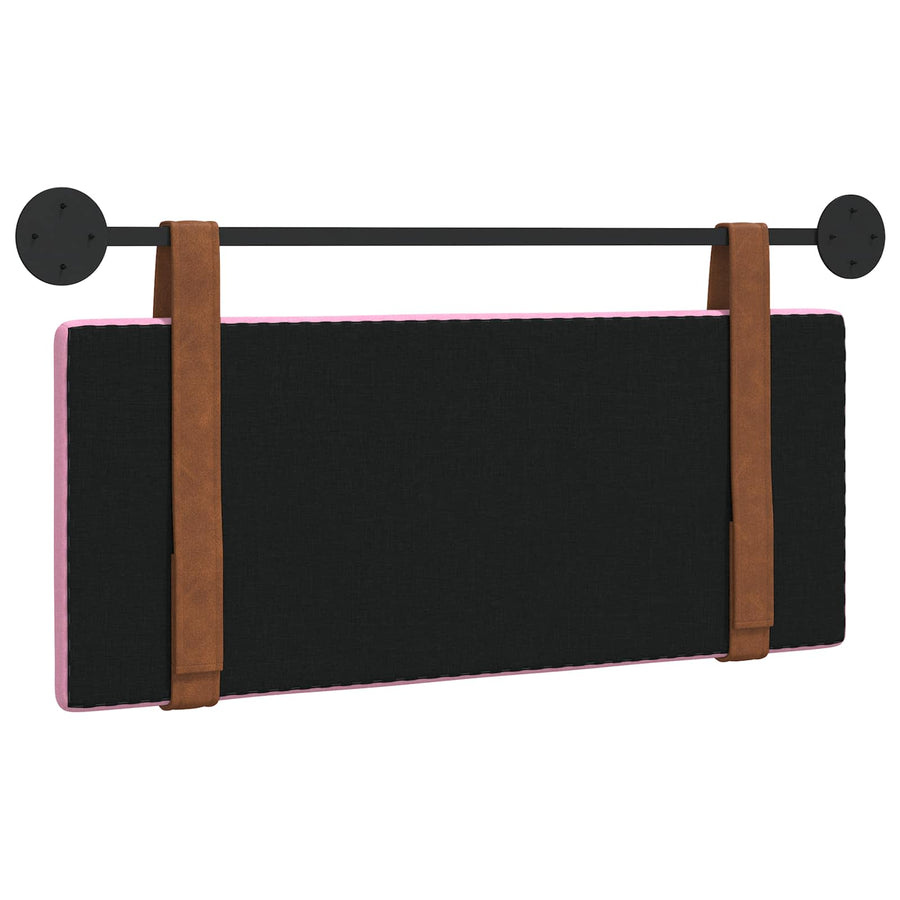 Hangend Hoofdeinde Wandgemonteerd Roze 100 x 40 cm Bewerkt hout