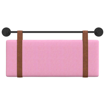 Hangend Hoofdeinde Wandgemonteerd Roze 100 x 40 cm Bewerkt hout