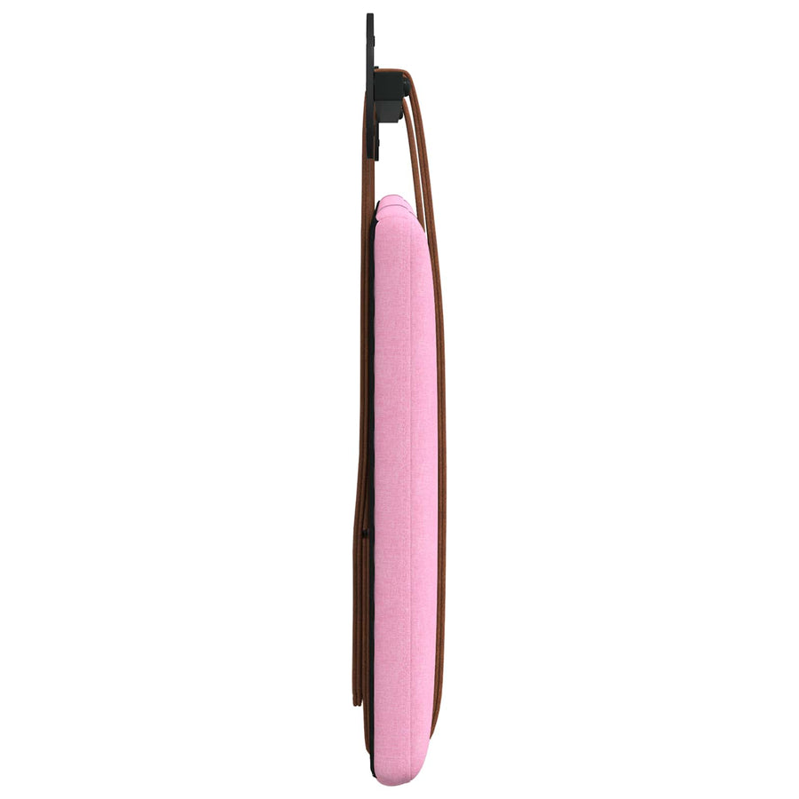 Hangend Hoofdeinde Wandgemonteerd Roze 100 x 40 cm Bewerkt hout
