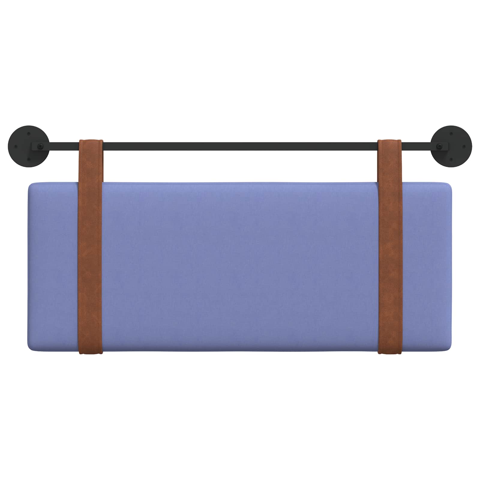 Hangend Hoofdeinde Effen Jeans Blauw 100 x 40 cm Bewerkt hout