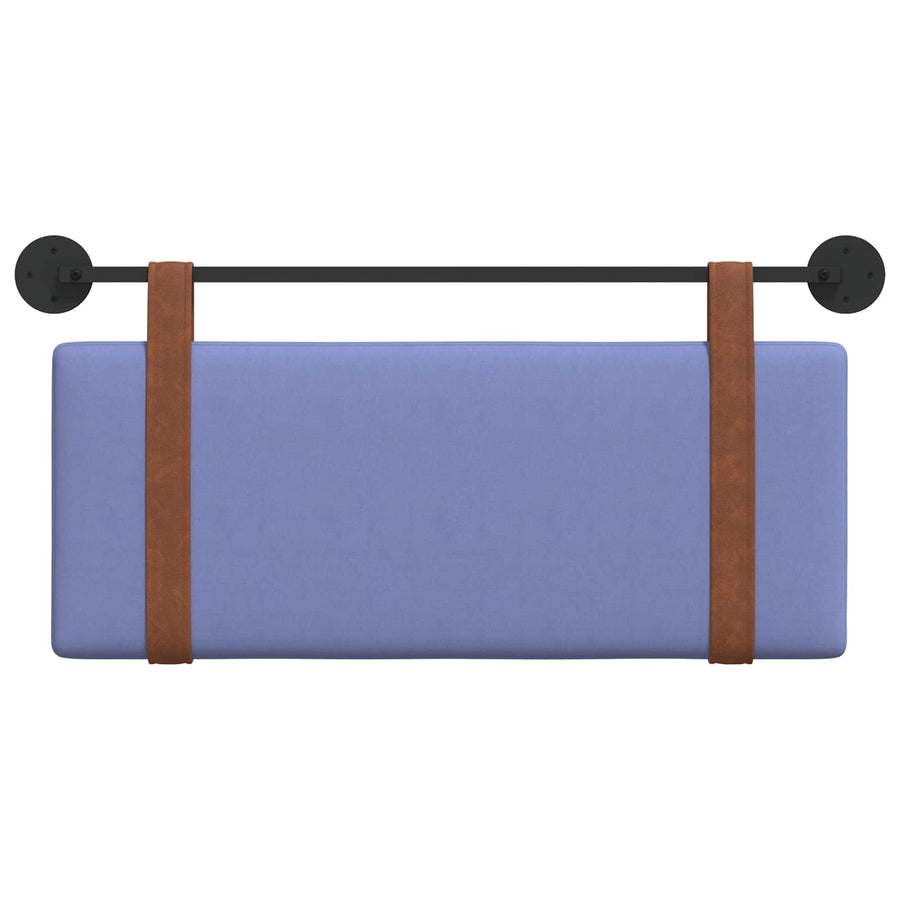 Hangend Hoofdeinde Effen Jeans Blauw 100 x 40 cm Bewerkt hout