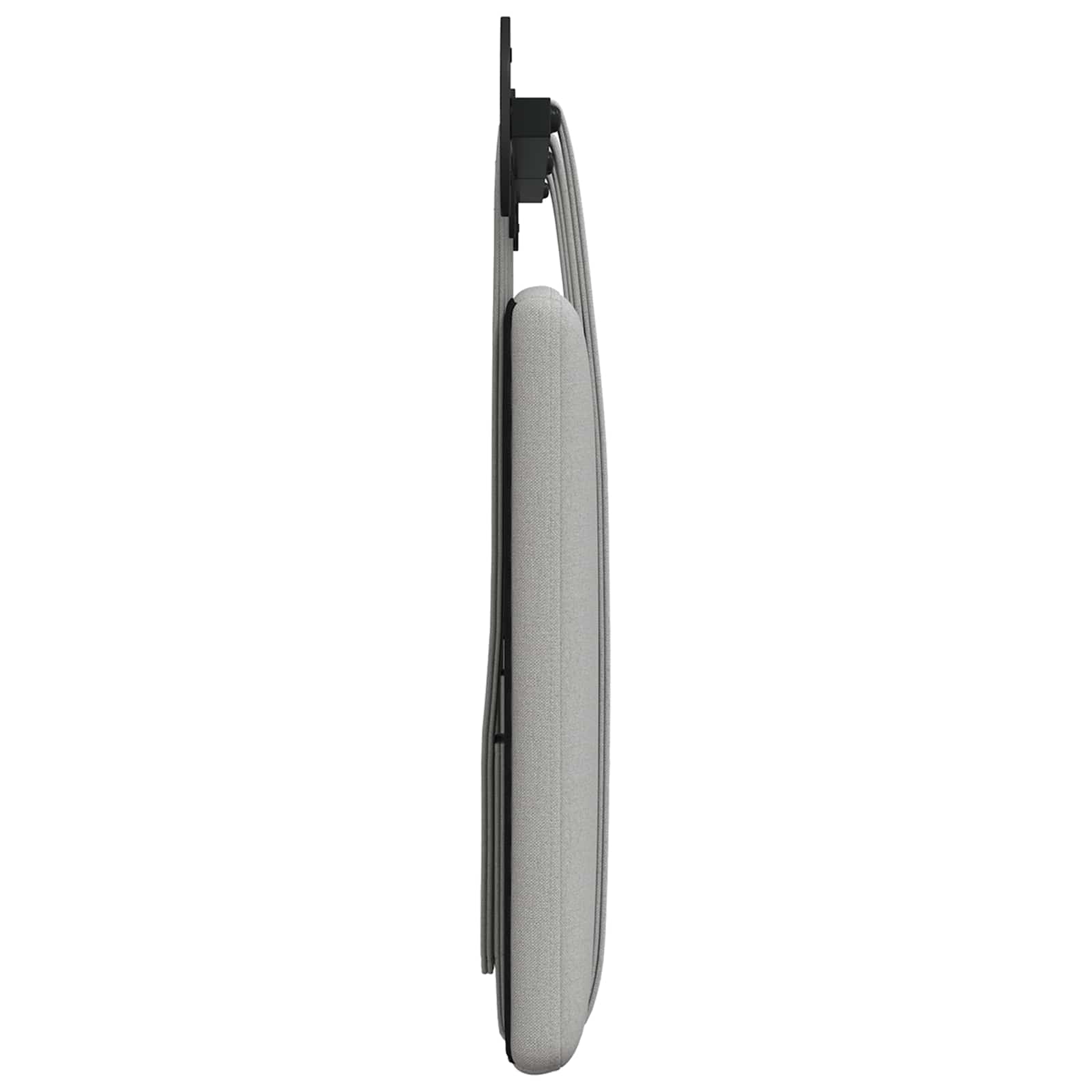 Hangend Hoofdeinde Effen Wolkengrijs 130 x 55 x 5 cm Stof