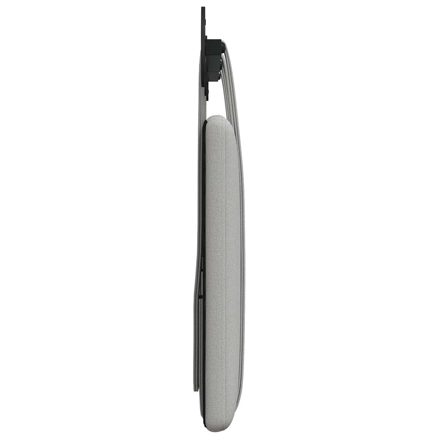 Hangend Hoofdeinde Effen Wolkengrijs 130 x 55 x 5 cm Stof