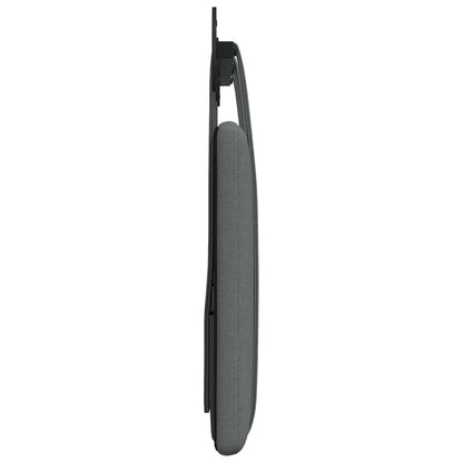Hangend Hoofdeinde Effen Donkergrijs 130 x 55 x 5 cm Stof