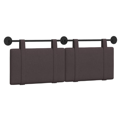 Hangend Hoofdeinde Effen Donkerbruin 130 x 55 x 5 cm Stof