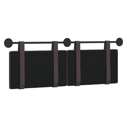 Hangend Hoofdeinde Effen Donkerbruin 130 x 55 x 5 cm Stof