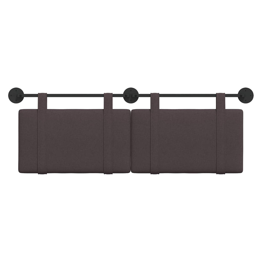 Hangend Hoofdeinde Effen Donkerbruin 130 x 55 x 5 cm Stof