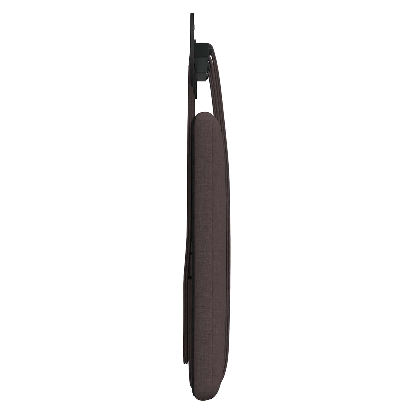 Hangend Hoofdeinde Effen Donkerbruin 130 x 55 x 5 cm Stof