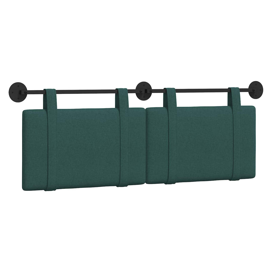 Hangend Hoofdeinde Effen Donkergroen 130 x 55 x 5 cm Stof