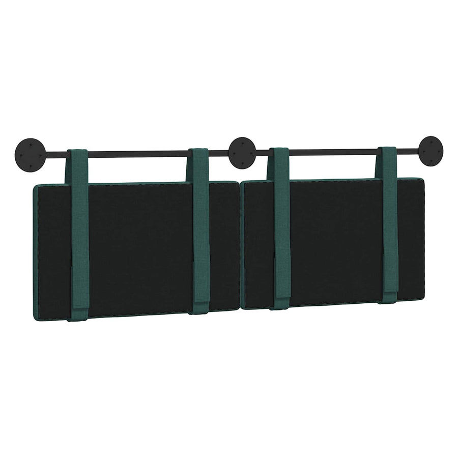 Hangend Hoofdeinde Effen Donkergroen 130 x 55 x 5 cm Stof