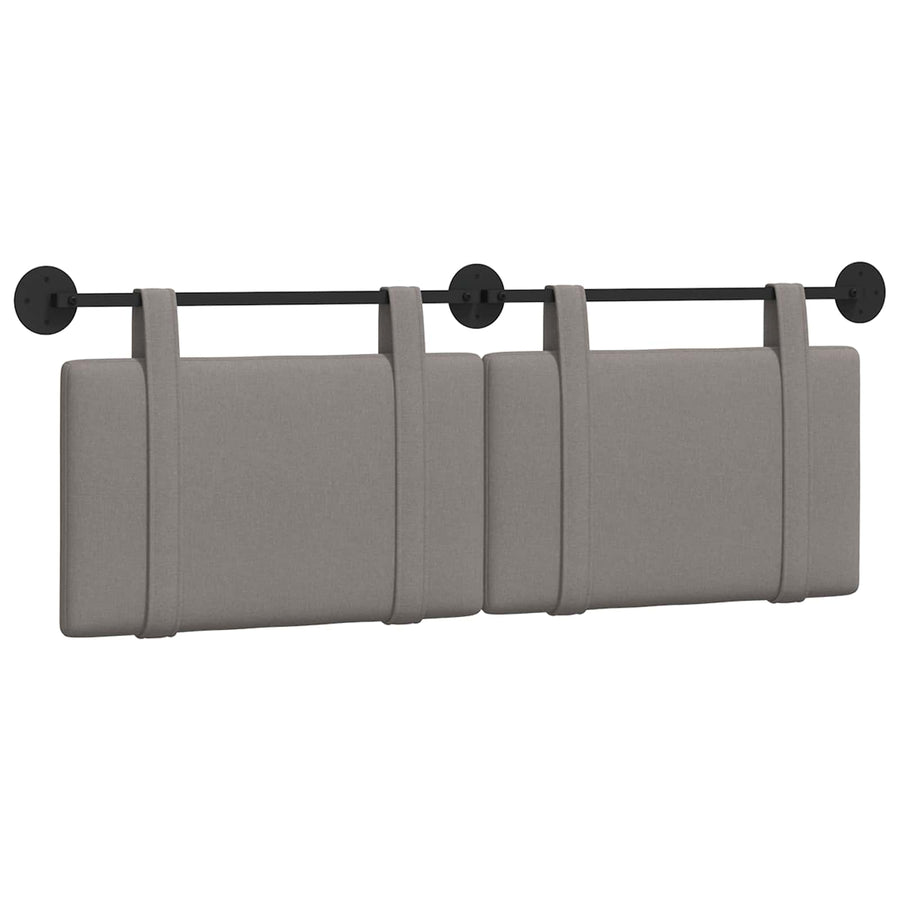 Hangend Hoofdeinde Wandgemonteerd Taupe 130 x 55 x 5 cm Stof