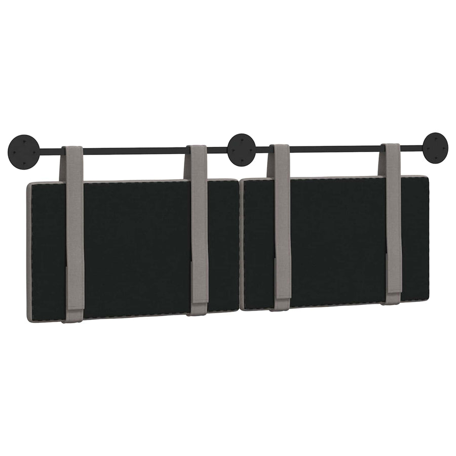Hangend Hoofdeinde Wandgemonteerd Taupe 130 x 55 x 5 cm Stof