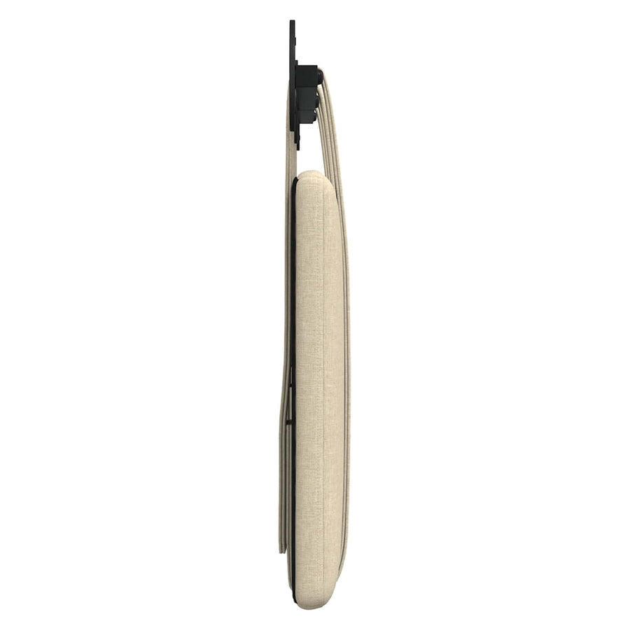 Hangend Hoofdeinde Wandgemonteerd Crème 130 x 55 x 5 cm Stof