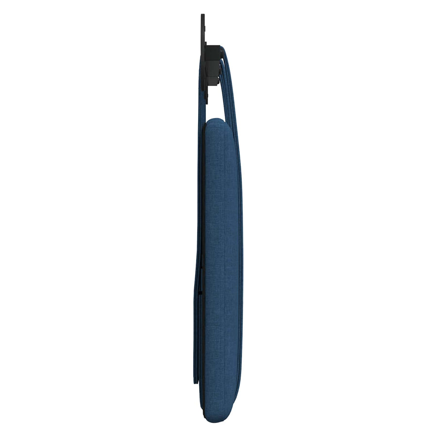 Hangend Hoofdeinde Wandgemonteerd Blauw 130 x 55 x 5 cm Stof